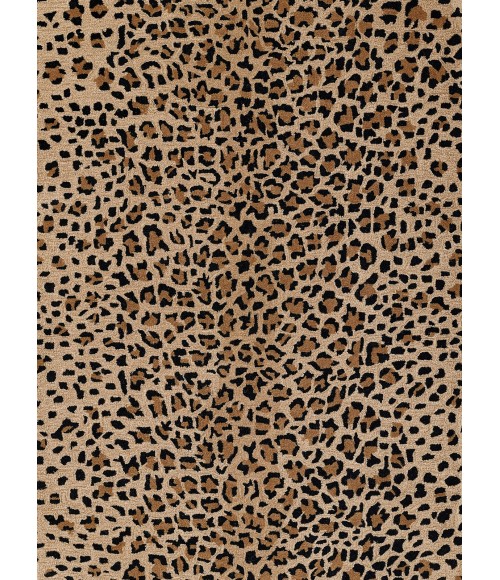 Woodland Area Rug Momeni Woodland Area Rug WOD-2 Leopard Beige 3'6 X 5'6
