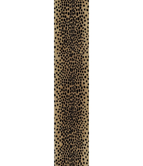 Woodland Area Rug Momeni Woodland Area Rug WOD-3 Cheetah Beige 2'6 X 12' Runner