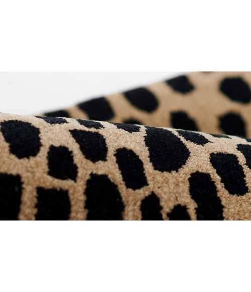 Woodland Area Rug Momeni Woodland Area Rug WOD-3 Cheetah Beige 2'6 X 12' Runner