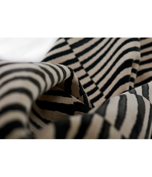 Momeni Xander Area Rug XAN-1 Black 5'3 X 7'6