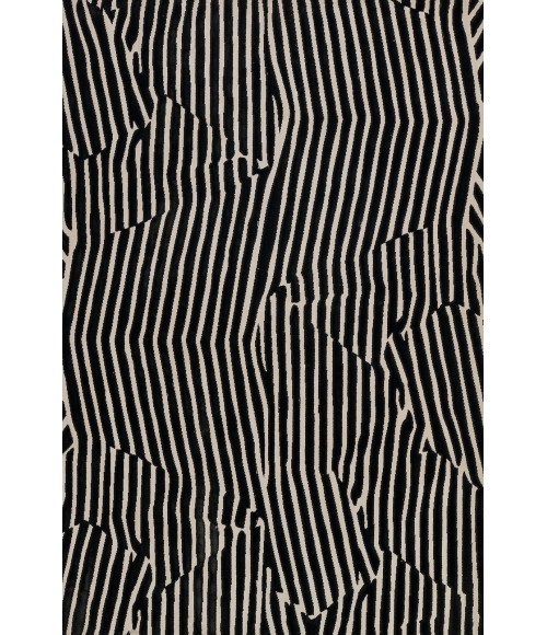 Xander Area Rug Momeni Xander Area Rug XAN-2 Black 9'3 X 12'6