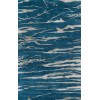 Momeni Zen Zen-2 Cobalt Area Rug 3 ft. 6 in. X 5 ft. 6 in. Rectangle