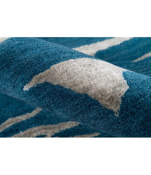 Momeni Zen Area Rug ZEN-2 Cobalt 3'6 X 5'6