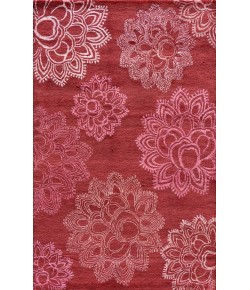 Momeni Zen Zen-4 Magenta Area Rug 2 ft. 3 in. X 8 ft. Runner