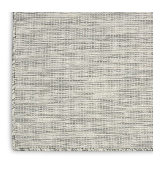 Nourison Positano Light Grey POS01 2 ft. X 6 ft. Rect. Rug
