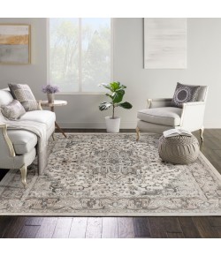 Nourison Concerto Ivory Grey CNC05 10 ft. X Square Rug