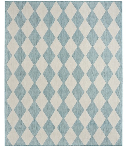 Nourison Positano Aqua POS04 6 ft. X 9 ft. Rect. Rug