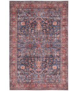 Nourison Brilliance Machine Washable Navy Brick WSB02 4 ft. X 6 ft. Rect. Rug