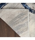 Nourison Splash Grey Navy BSK02 8 ft. Rect. Rug