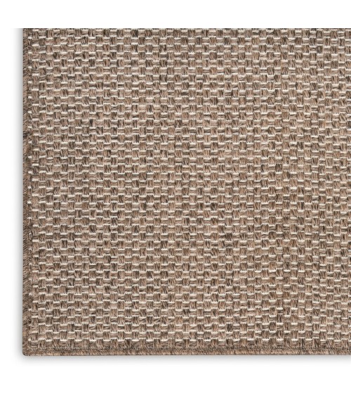 Nourison Tulum Brown TLM03 2 ft. X 6 ft. Rect. Rug