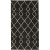 Nourison Geometric Shag Charcoal GOS01 2 ft. 2 in. X 3 ft. 9 in. Rect. Rug