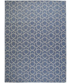 Nourison Horizon Indoor/Outdoor Denim HOZ01 8 ft. X 10 ft. Rect. Rug