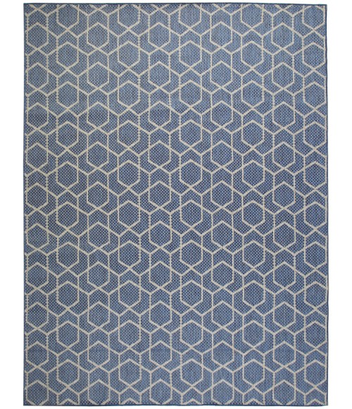 Nourison Horizon Indoor/Outdoor Denim HOZ01 8 ft. X 10 ft. Rect. Rug