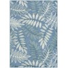 Nourison Aloha Blue ALH18 7 ft. 10 in. X 10 ft. 6 in. Rect. Rug
