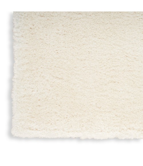 Nourison Luxurious Shag Ivory LXR05 4 ft. X 6 ft. Rect. Rug