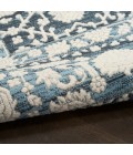 Nourison Grace Blue GCE01 7 ft. 10 in. X 9 ft. 10 in. Rect. Rug