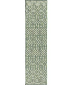 Nourison Positano Blue Green POS02 2 ft. 2 in. X 10 ft. Rect. Rug