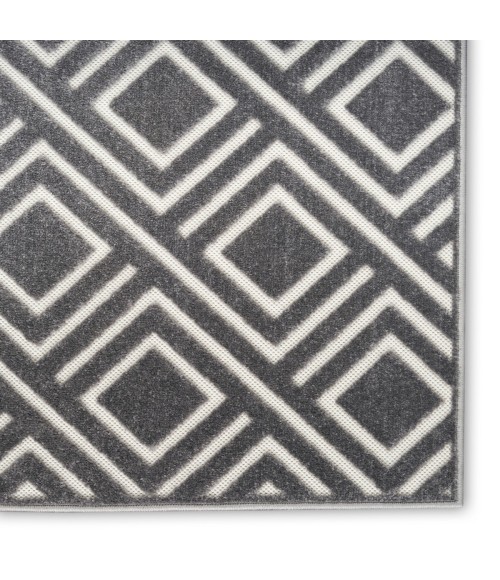 Nourison Casual Grey CSU03 5 ft. 3 in. X 7 ft. Rect. Rug