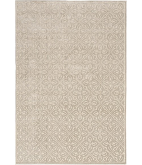 Nourison Washable Charm Silver Ivory WCH03 4 ft. X 6 ft. Rect. Rug