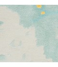 Nourison Prismatic Seafoam Gold PRS26 4 ft. X 6 ft. Rect. Rug