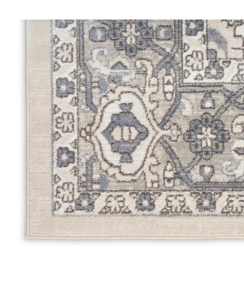 Nourison Concerto Ivory Blue CNC05 5 ft. 3 in. X 7 ft. 3 in. Rect. Rug