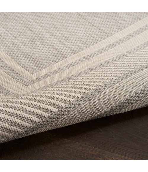 Nourison Horizon Indoor/Outdoor Grey HOZ03 8 ft. X 10 ft. Rect. Rug