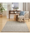Nourison Positano Light Grey POS02 7 ft. X 10 ft. Rect. Rug