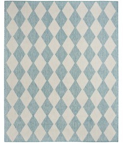 Nourison Positano Aqua POS04 10 ft. X 14 ft. Rect. Rug