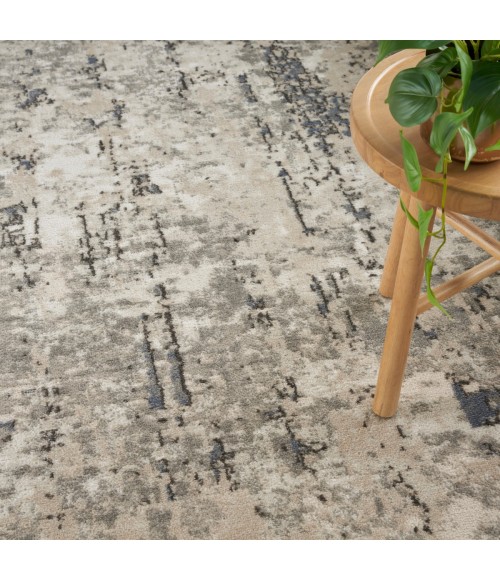 Nourison Concerto Ivory Blue Grey CNC01 10 ft. X 14 ft. Rect. Rug