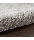 Nourison Luxurious Shag Silver LXR05 4 ft. X 6 ft. Rect. Rug