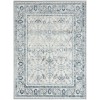 Nourison Dekor Grey Navy DEK03 4 ft. X 6 ft. Rect. Rug