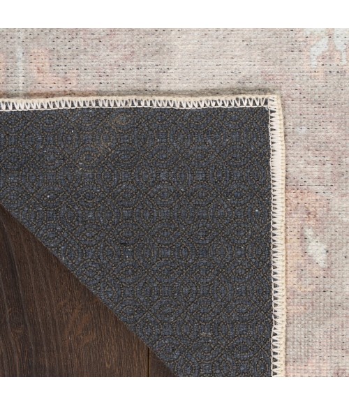 Nourison Vintage Washables Grey VWS09 5 ft. 3 in. X 7 ft. 3 in. Rect. Rug