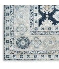 Nourison Dekor Grey Navy DEK02 5 ft. 3 in. X 7 ft. Rect. Rug