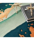 Nourison Prismatic Emerald Rug PRS30 8 ft. X 10 ft. Rect. - Rugs Town Nourison Prismatic Emerald PRS30 8 ft. X 10 ft. Rect. Rug