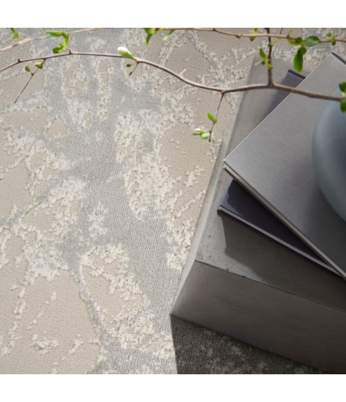 Calvin Klein CK011 Verdant Grey Beige VRD05 8 ft. X 10 ft. Rect. Rug