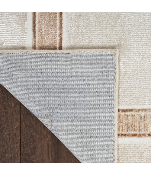 Nourison Glam Ivory Cream GLM08 3 ft. 11 in. X 5 ft. 11 in. Rect. Rug