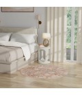 Nourison Oushak Home Rust OUS01 4 ft. X Round Rug