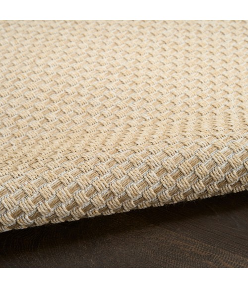 Nourison Tulum Cream TLM03 8 ft. X Round Rug