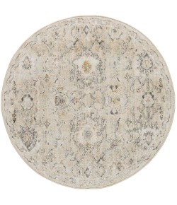 Nourison Oushak Home Cream OUS01 4 ft. X Round Rug