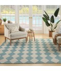 Nourison Positano Aqua POS04 6 ft. X 9 ft. Rect. Rug