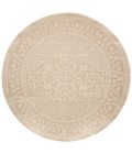 Nourison Tulum Cream TLM05 8 ft. X Round Rug