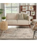 Nourison Concerto Beige Grey CNC01 5 ft. X Square Rug