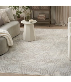 Nourison Home Grafix GRF39 Grey 3 ft. 9 in. X 5 ft. 9 in. Area Rug
