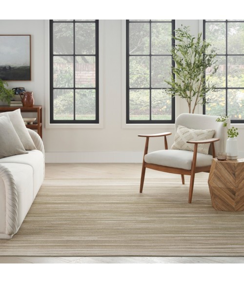 Nourison Jubilant Green Ivory JUB04 8 ft. X 10 ft. Rect. Rug