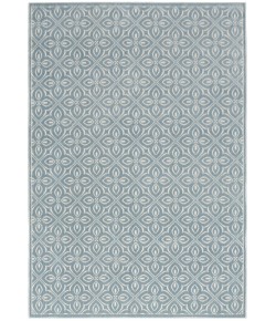 Nourison Washable Charm Blue Ivory WCH03 4 ft. X 6 ft. Rect. Rug