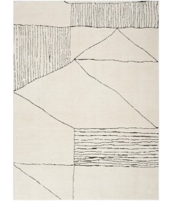 Nourison Cozy Modern Ivory Black CMD02 7 ft. 10 in. X 9 ft. 10 in. Rect. Rug