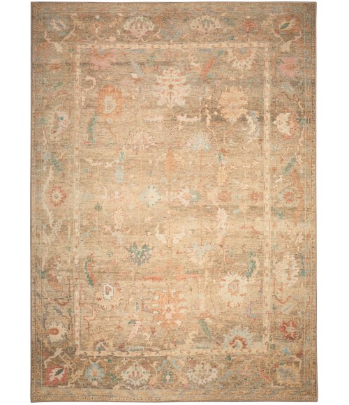 Nourison Vintage Washables Taupe Multicolor VWS09 4 ft. X 6 ft. Rect. Rug