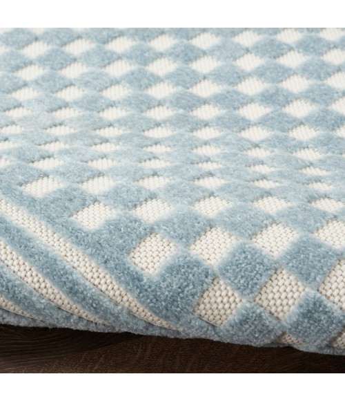 Nourison Casual Blue CSU02 3 ft. 11 in. X 5 ft. 11 in. Rect. Rug