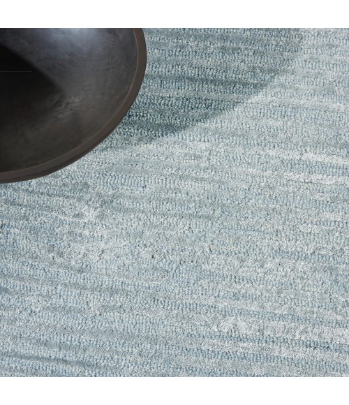 Calvin Klein CK010 Linear Light Blue LNR01 8 ft. Rect. Rug