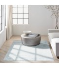 Calvin Klein CK010 Linear Light Blue LNR01 8 ft. Rect. Rug